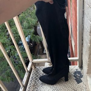 👻 Spooky October Sale 🎃 Black Thigh-High Heels